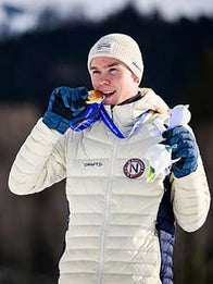 Winter Olympics 2026 Team Norway Puffer Jacket Puffer Jacket unisex detail view 4 | Dash Racegear — Craft off-white puffer jacket for Team Norway, Milano Cortina 2026, with hood and sleek winter styling.