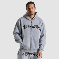 Hoodrich Galaxy Oversized Hoodie Hoodie unisex front product view | Dash Racegear — Hoodrich Galaxy Streetwear Hoodie – Oversized and Bold Look