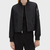 Hudson and Rex S07 Mayko Nguyen Black Bomber Jacket Bomber Jacket unisex detail view 2 | Dash Racegear — TV Series Inspired Bomber Jacket – Hudson and Rex S07 Mayko Nguyen