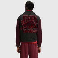 Isack Hadjar HUGO x RB Varsity Jacket Varsity Jacket unisex detail view 4 | Dash Racegear — HUGO x RB varsity jacket with Isack Hadjar F1 style