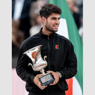 Carlos Alcaraz Italian Open 2025 Black Jacket Jacket unisex front product view | Dash Racegear — Carlos Alcaraz 2025 Look – Italian Open Black Outerwear