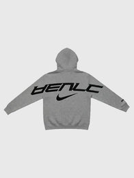 JHope Nike x BTS Hoodie Hoodie unisex detail view 4 | Dash Racegear — back image of JHope Nike x BTS Hoodie Grey