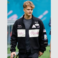 F1 Grand Prix Of Miami 2025 Jack Doohan Jacket Jacket unisex front product view | Dash Racegear — F1 Miami 2025 Fan Jacket – Jack Doohan Edition by Formula 1