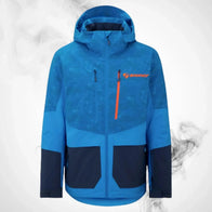 Ski Jacket Ziener Trivor Lady Padded Blue Foggy Print Dark Navy - 2023/24 | Dash Racegear
