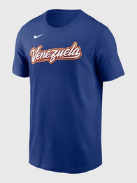 Jackson Chourio Venezuela 2026 World Baseball Classic T-Shirt Shirt unisex front product view | Dash Racegear — Jackson Chourio Venezuela 2026 WBC Nike T-shirt with bold print for proud baseball fans.