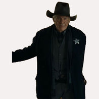 Harrison Ford 1923 S02 Jacob Dutton Black Coat Coat unisex detail view 3 | Dash Racegear — Harrison Ford’s Classic Black Coat from 1923 TV Series