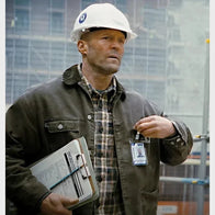 A Working Man 2025 Levon Cade Grey Jacket Jacket unisex front product view | Dash Racegear — A Working Man 2025 Jacket – Levon Cade’s Signature Grey Look