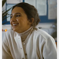 A Working Man 2025 Jenny Garcia White Jacket Jacket unisex detail view 3 | Dash Racegear — Hollywood-Inspired White Jacket – A Working Man 2025 Jenny Garcia
