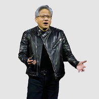 Nvidia CEO Jensen Huang Leather Jacket Leather Jacket unisex detail view 4 | Dash Racegear — Jensen Huang Leather Jacket – Premium Business Casual Wear