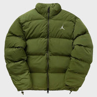Jordan Essentials Puffer Jacket Puffer Jacket unisex detail view 3 | Dash Racegear — Jordan Essentials Green Puffer Jacket