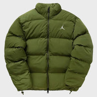 Jordan Essentials Puffer Jacket Puffer Jacket unisex detail view 3 | Dash Racegear — Jordan Essentials Green Puffer Jacket