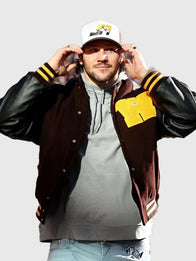 Josh Allen Wyoming Football Jersey Retirement Ceremony Jacket Jacket unisex detail view 4 | Dash Racegear — Wyoming Football Jacket – Josh Allen Jersey Retirement Collectible
