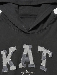 Gap x Katseye Yoonchae Hoodie Hoodie unisex detail view 6 | Dash Racegear — Gap x Katseye Megan black hoodie 2026, soft pullover oversized style for modern casual looks.