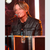 Keith Urban 2025 CMA Touring Awards Leather Jacket Leather Jacket unisex detail view 2 | Dash Racegear — Keith Urban Leather Jacket – CMA 2025 Exclusive Look