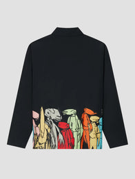 Kenzo x Futura 2000 Padded Coach Jacket Jacket unisex detail view 2 | Dash Racegear — Contemporary street art meets fashion in Kenzo × Futura jacket