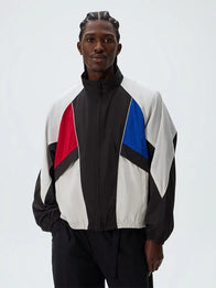 Kith for Olympics Heritage Marks Eugene Track Jacket Jacket unisex detail view 3 | Dash Racegear — Multicolor Eugene Track Jacket by Kith, 2026 Olympics Heritage Marks design, comfy and stylish for fans.