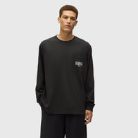 Kith for Scarface Tony Long Sleeve Tee Fashion Apparel unisex detail view 3 | Dash Racegear — 2025 collaboration long sleeve t-shirt in black with Scarface and Kith elements