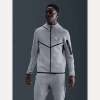 Nike Kobe Tech Fleece Windrunner Jacket Jacket unisex detail view 5 | Dash Racegear — nike kobe tech fleece windrunner jacket grey