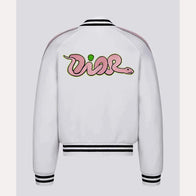 Kylian Mbappe Dior Varsity Jacket Varsity Jacket unisex detail view 2 | Dash Racegear — Kylian Mbappe’s Dior Varsity Jacket – Premium Outerwear