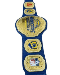 LA Chargers Los Angeles Championship Belt Adult Size 2mm Brass - 5 | Dash Racegear