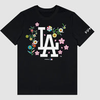 Takashi Murakami x Dodgers T-shirt Shirt unisex detail view 2 | Dash Racegear — Dodgers T-shirt Featuring Murakami Artwork – Designer Fan Style
