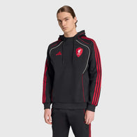 LFC adidas 25/26 Urban Purist Hoodie Hoodie unisex detail view 2 | Dash Racegear — Exclusive Liverpool FC 25/26 Hoodie adidas Urban Purist collaboration