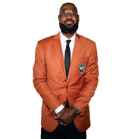 LeBron James NBA Orange Jacket Jacket unisex detail view 3 | Dash Racegear — LeBron James NBA Orange Jacket – Basketball Lifestyle Apparel