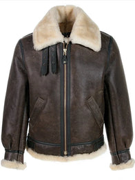 Resident Evil 4 Leon Kennedy Jacket Jacket unisex detail view 2 | Dash Racegear — Resident Evil 4 Remake leather B-3 bomber inspired by Leon Kennedy, built for fans wanting bold, game-accurate fashion.