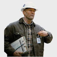 A Working Man 2025 Levon Cade Grey Jacket Jacket unisex detail view 4 | Dash Racegear — Hollywood-Inspired Grey Jacket – A Working Man 2025 Levon Cade