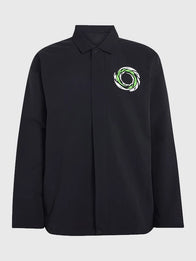 Adidas Ryoko Rain Woven Track Jacket Jacket unisex detail view 2 | Dash Racegear — Unisex black woven track jacket inspired by Adidas Ryoko Rain with a streamlined contemporary silhouette.