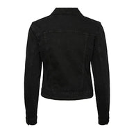 Lisa Black Denim Jacket Denim Jacket unisex detail view 2 | Dash Racegear — Black Denim Lisa Shirt Style jacket