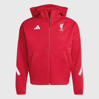 Liverpool FC Adidas Z.N.E. Anthem Jacket Jacket unisex front product view | Dash Racegear — Train Like Reds – Adidas Z.N.E. Liverpool FC Walkout Jacket