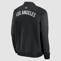 Los Angeles Dodgers Black Dugout Bomber Jacket Bomber Jacket unisex detail view 3 | Dash Racegear — Classic Dodgers bomber jacket in black with dugout fit