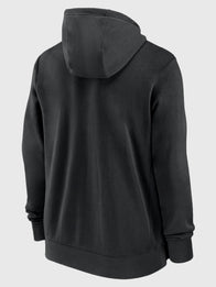 Dodgers Nike Black Primetime Lockup Hoodie Hoodie unisex detail view 3 | Dash Racegear — Los Angeles Dodgers Nike Men’s full-zip hoodie black, Primetime Lockup logo for fans showing team pride.