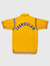 Wilt Chamberlain Lakers Jacket Jacket unisex detail view 2 | Dash Racegear — Wilt Chamberlain Los Angeles Lakers 1972 NBA Finals Game Worn Warmup Jacket with a timeless vintage design.