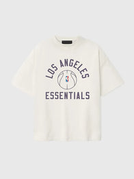Lakers Fear of God x Barkley L. Hendricks 90’s T-Shirt Shirt unisex front product view | Dash Racegear — Purple Los Angeles Lakers Fear of God x Barkley L. Hendricks unisex 90’s T-shirt with soft cotton feel.