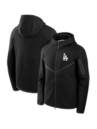 Los Angeles Dodgers Nike Tech Fleece Windrunner Hoodie Jacket Jacket unisex front product view | Dash Racegear — Premium Los Angeles Dodgers Hoodie Jacket by Nike Tech Fleece