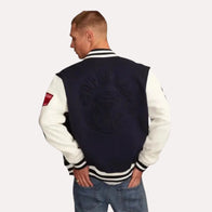 Superman x Lucky Brand Varsity Jacket Varsity Jacket unisex detail view 3 | Dash Racegear — superman varsity jacket by lucky brand