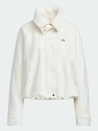 Adidas Lunar New Year Warm Jacket Jacket unisex detail view 4 | Dash Racegear — Lunar New Year 2026 Adidas Off White Jacket combines cultural celebration and cozy design for everyday wear.