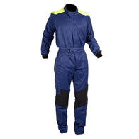 MECHANIC SUIT NAVY-FLUOR YELLOW | Dash Racegear