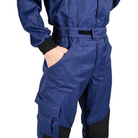 MECHANIC SUIT NAVY-FLUOR YELLOW | Dash Racegear
