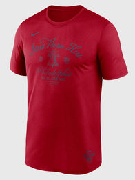 Nike 2026 MLB All-Star Game Script Lockup T-Shirt Shirt unisex detail view 3 | Dash Racegear — MLB All Star Game 2026 Red Nike Legend Lockup Script Dri Fit T Shirt delivering fresh diamond inspired energy
