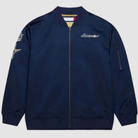 MLB Houston Astros Vintage Bomber Jacket Bomber Jacket unisex front product view | Dash Racegear — Timeless Astros Bomber – Vintage MLB Fan Apparel