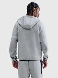 Nicolas Maduro Nike Tech Fleece Jacket Jacket unisex detail view 4 | Dash Racegear — Recreated Nicolas Maduro grey Nike Tech Fleece jacket crafted for casual wear and lightweight layering