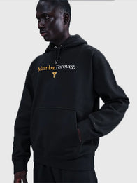 Mamba Forever Hoodie Hoodie unisex front product view | Dash Racegear — side view of Mamba Forever Hoodie Black