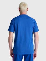 Manchester United x Adidas T-Shirt Shirt unisex detail view 2 | Dash Racegear — Blue Manchester United x Adidas 2026 T-shirt crafted for breathable comfort and versatile casual fashion.