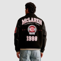 Abercrombie McLaren Varsity Jacket Varsity Jacket unisex detail view 4 | Dash Racegear — Abercrombie Formula 1 Varsity Outerwear