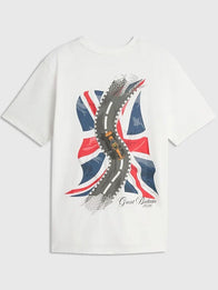 McLaren Mastercard F1 Silverstone 2026 T-Shirt Shirt unisex detail view 2 | Dash Racegear — White McLaren Mastercard F1 Silverstone 2026 T-Shirt with a relaxed fit, clean design, and everyday comfort.