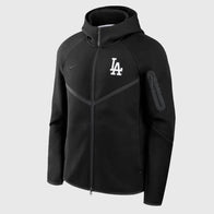 Los Angeles Dodgers Nike Tech Fleece Windrunner Hoodie Jacket Jacket unisex detail view 2 | Dash Racegear — Nike Los Angeles Dodgers Tech Fleece Windrunner – Stylish Fan Gear