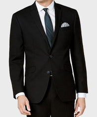Mens Business Black Suit Fashion Apparel men detail view 2 | Dash Racegear — Gentleman Style Black Two Buttons Suit for Mens